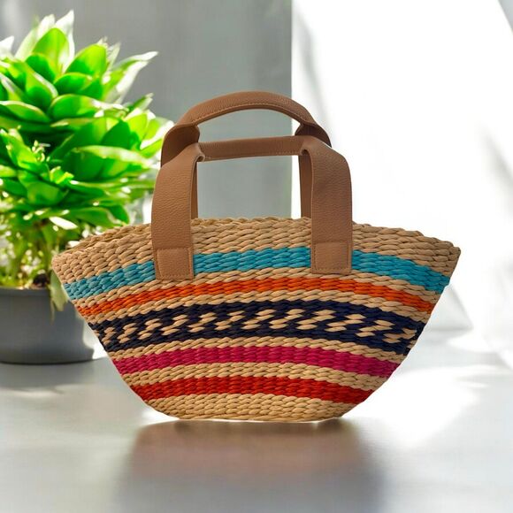 NWT Shiraleah Mykonos Mini Tote - Picture 1 of 5